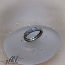  Сребърен дамски пръстен с цирконий R-1146